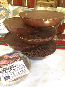 1/2 LB  Block of pure Cacao Paste, from Mayan Women Collective in Guatemala